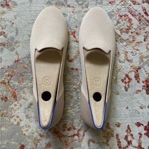 Rothy's Beige Ecru Loafer NWT